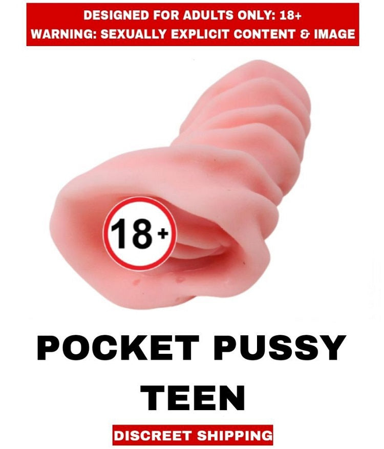 Pocket Pussy Sex Toys for Men - 7.5" Depth Realistic Sex Dolls for Men with Ultra Soft Fleshy Vagina Anus Stroker, Male Masturbators Stroking Toys for Men's Sex, Mens Penis Training Adult Sex Toys