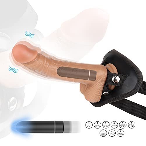 Wearable Vibrating Strap-On Dildo