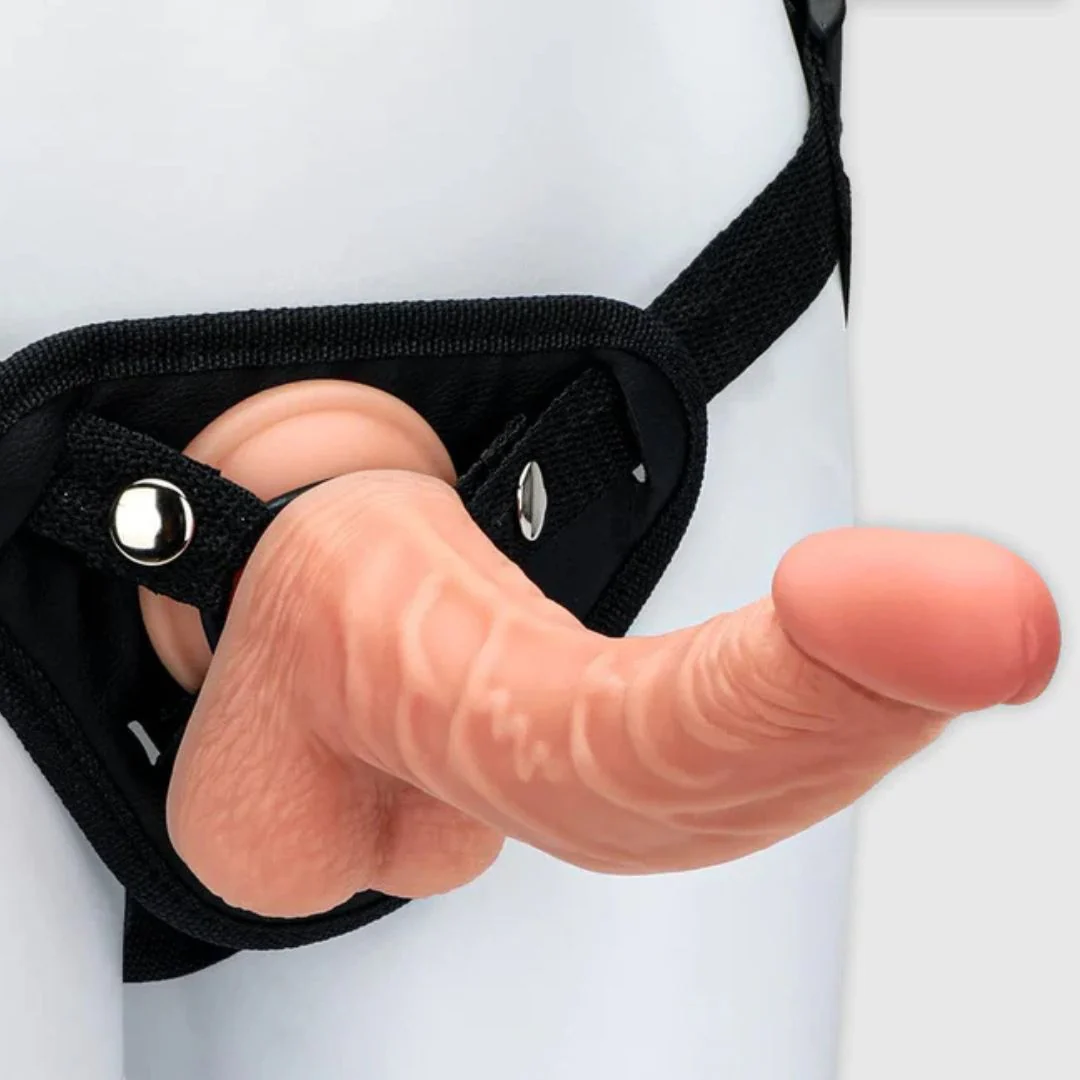 8 inch dildo with belt strap-on set