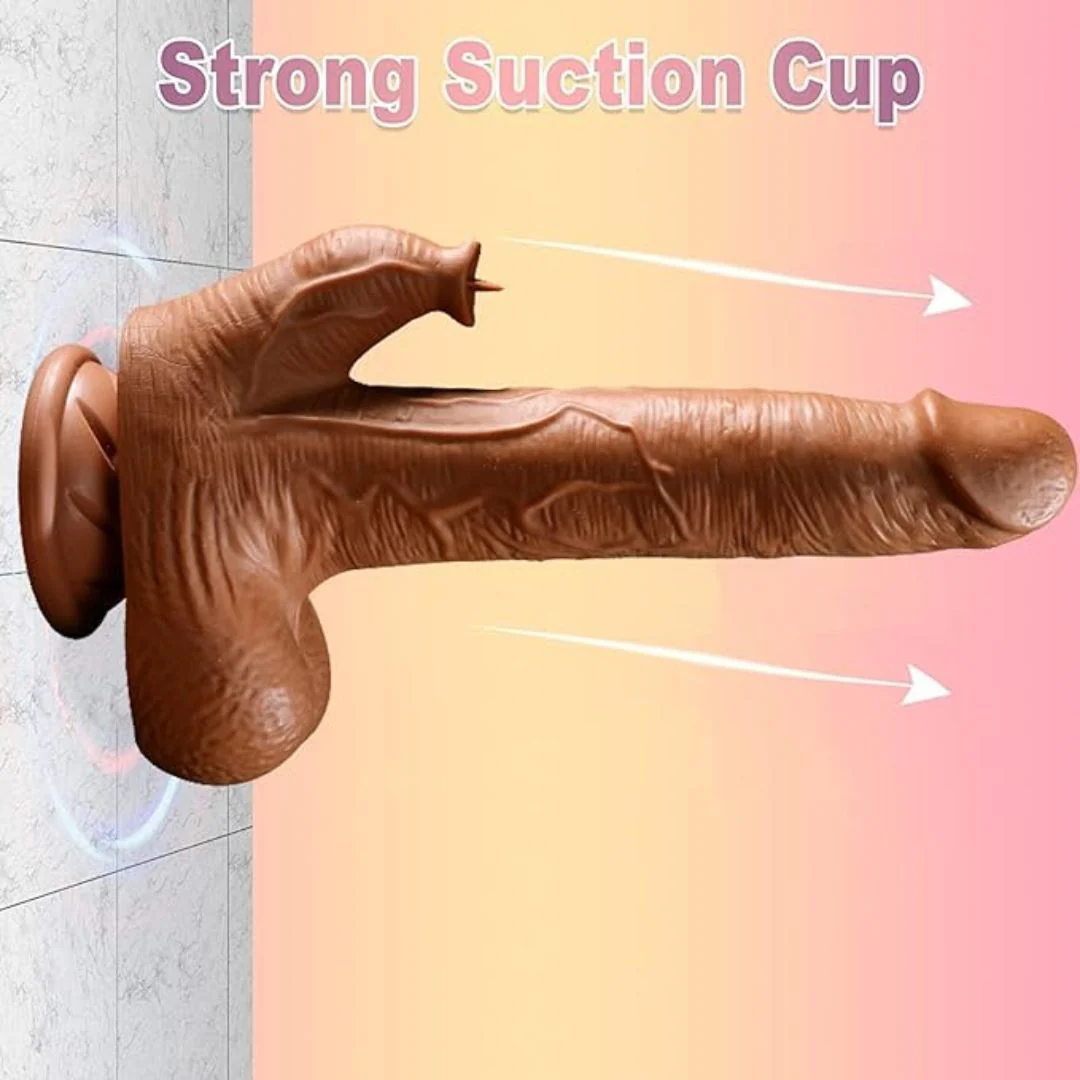 Thrusting Dildo with Clitoral Stimulation